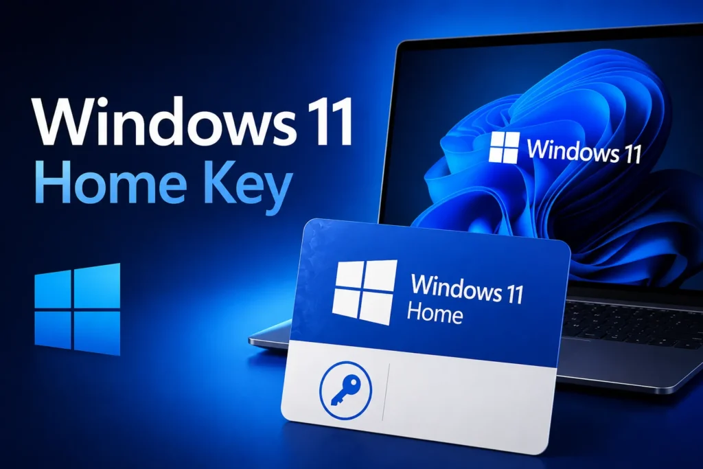 Window 11 home key