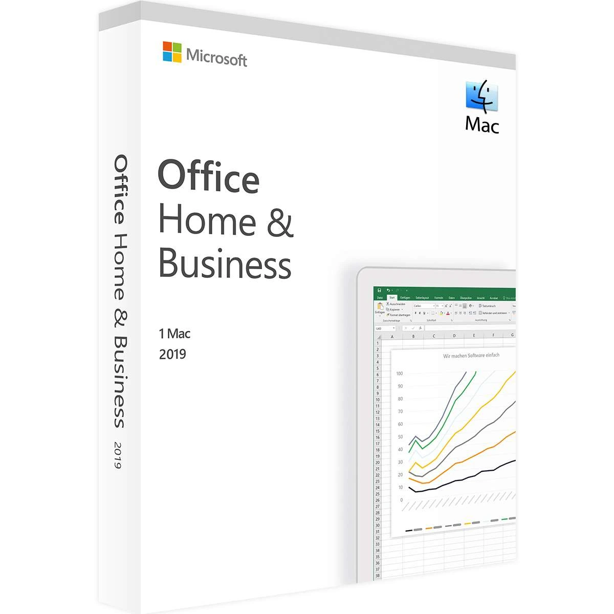 Office 2019 Home & Business Mac Lizenz Key Download